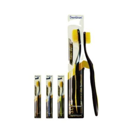 แปรงสีฟัน เดนทิคอน นาโน โกลด์ ซอฟท์ แอนด์ สลิม (คละสี)_2